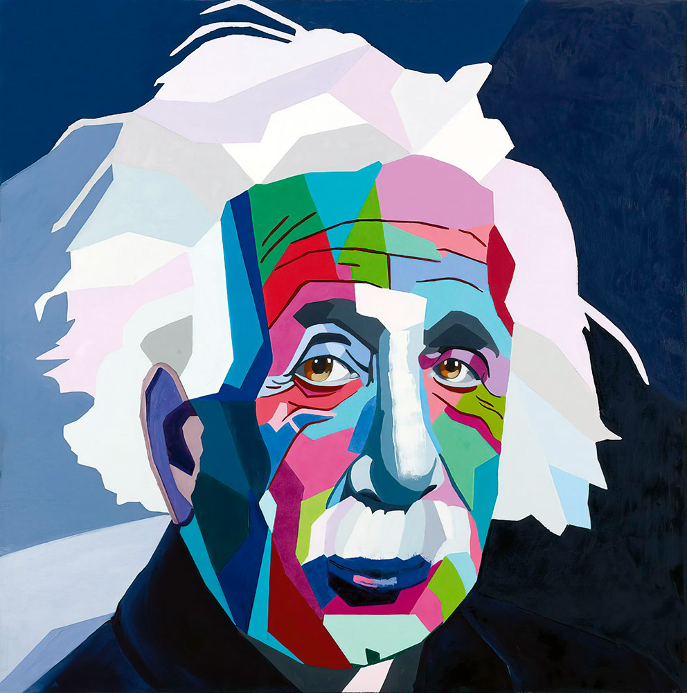Купить плакат Арт портрет Эйнштейн Альберт от 290 руб. в арт-галерее DasArt