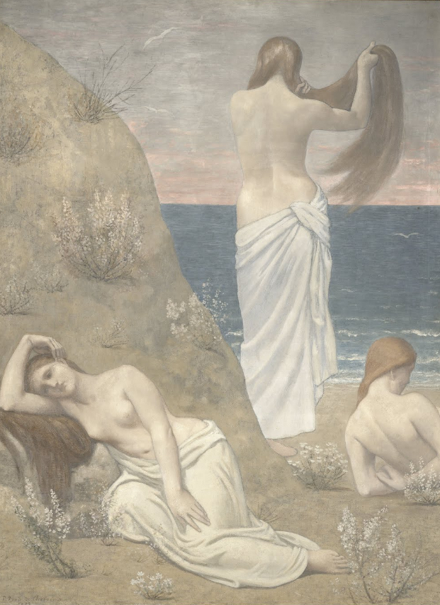 Пюви Де Шаванн, Пьер - пейзажи и девушки, ню, мифологические и библейские сюжеты в живописи