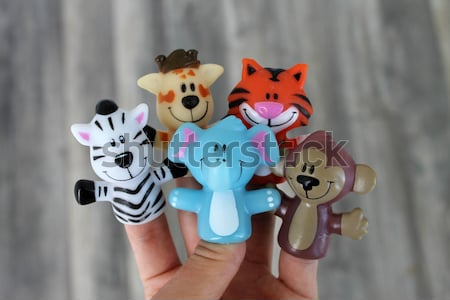 Набор игрушек на пальцы Baby Team Веселые зверушки 8715