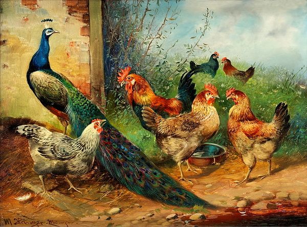Картина Птичий двор (Poultry yard) 