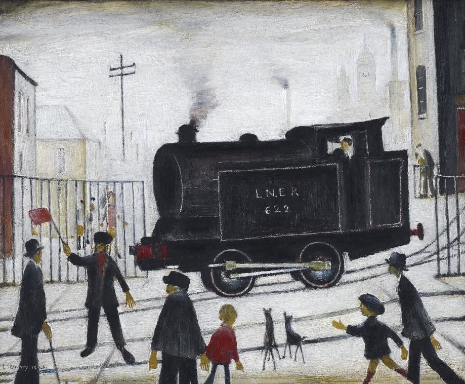 Постер Железнодорожный переезд (1946) (Level Crossing) Лоуренс Стивен Лаури