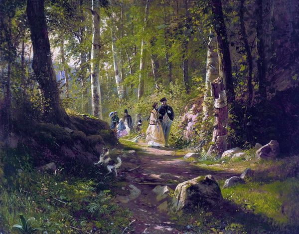 Постер Прогулка в лесу (A walk in the woods) Шишкин Иван