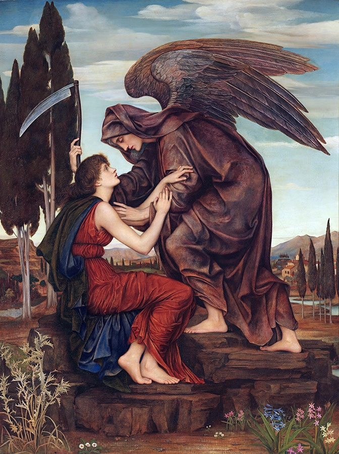 Плакат Ангел смерти (1881) Морган Эвелин де купить на стену в арт