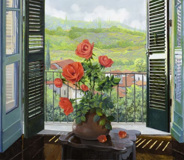 Постер Розы у окна  