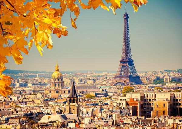 Картина маслом Панорама Парижа 