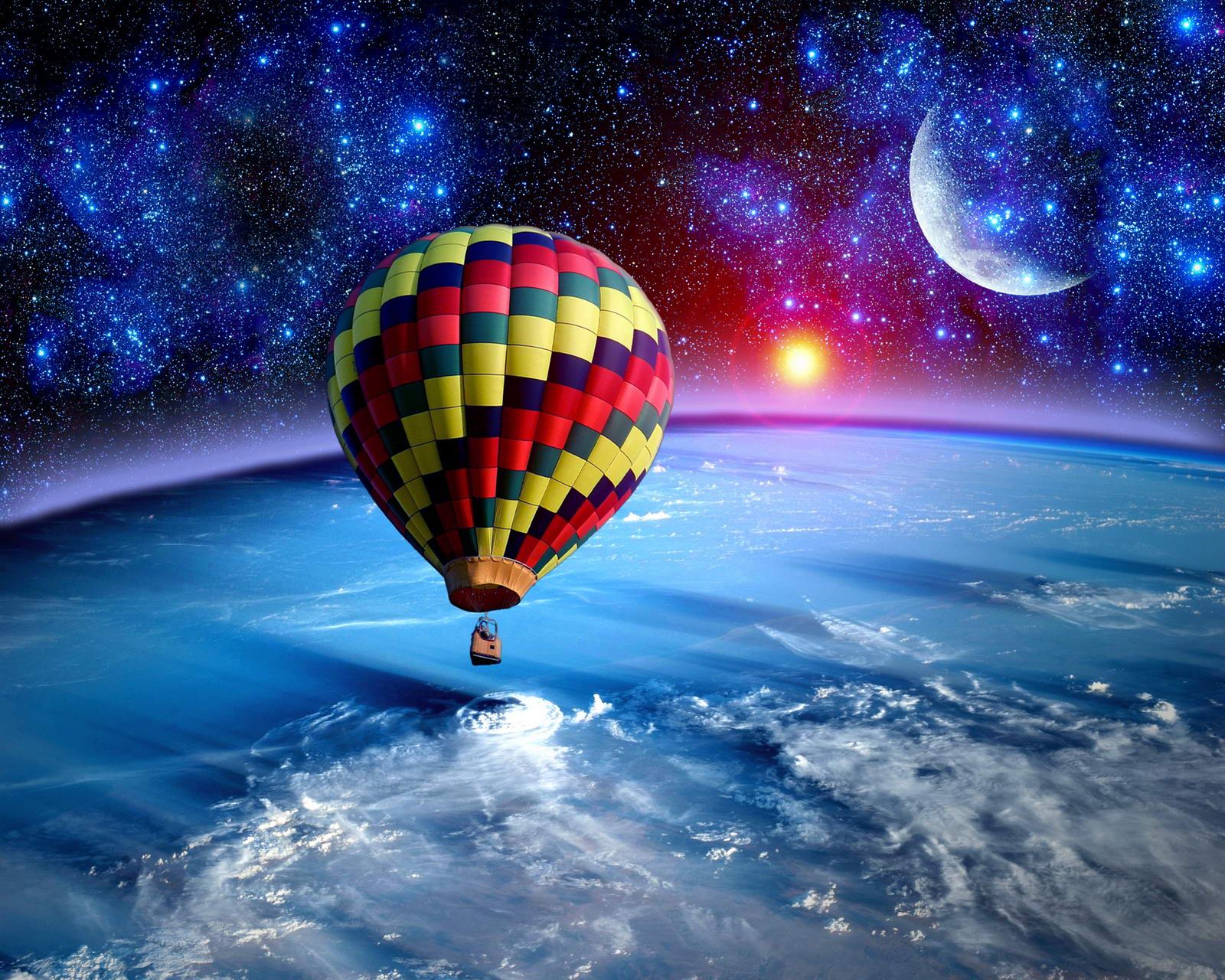Воздушные шары космос