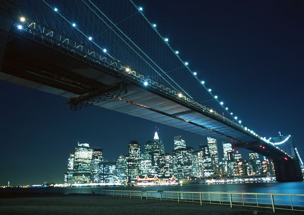 Постер Бруклинский мост  