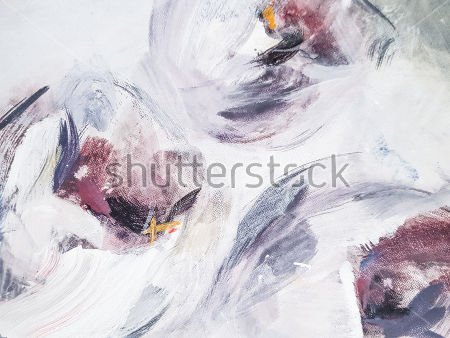 Картина Цветы во льду - абстрактный натюрморт 