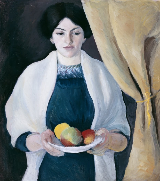 Портрет яблока. Художник August Macke. Август Макке (1887. ). Август Макке (1887 – 1914). Август маке (August Macke, 1887 – 1914)!.