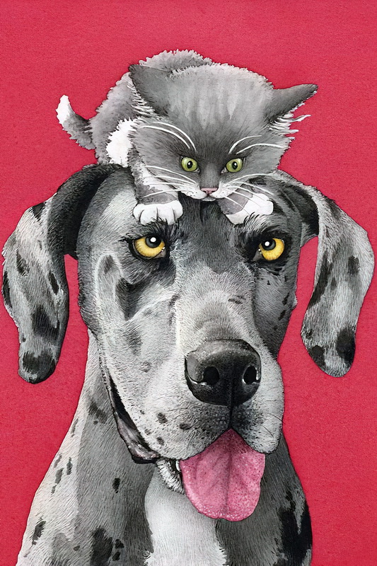 Постер собаки. Постеры с собаками. Постер собака в очках. Левретка собака картина за столом.