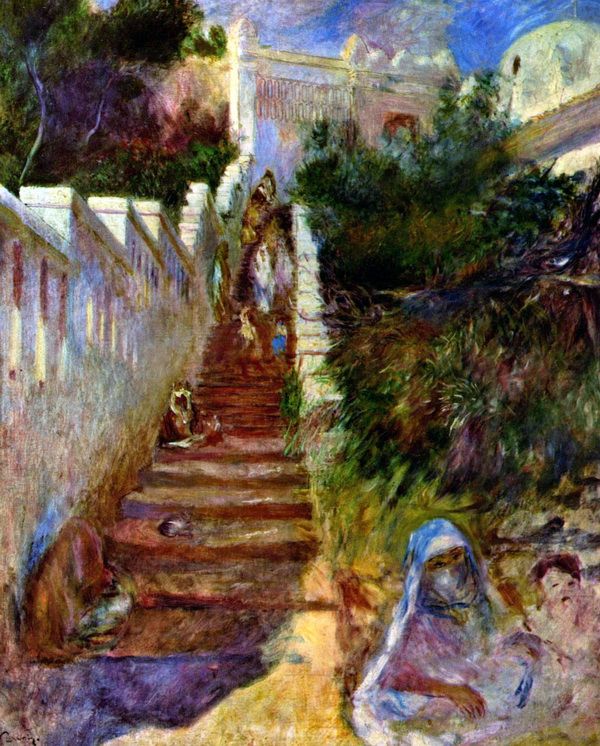 Постер Лестница в саду (The stairs in the garden)  