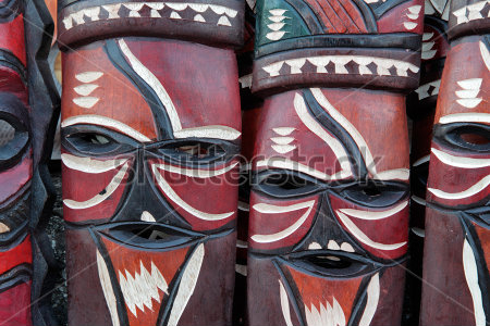 Картина Африканские ритуальные маски 