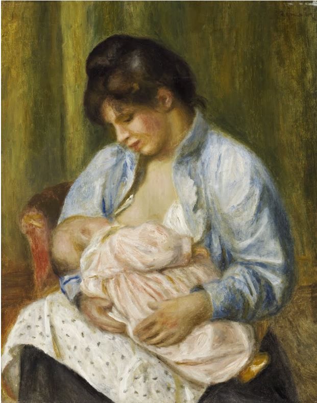 Постер Женщина, кормящая младенца (1894)  