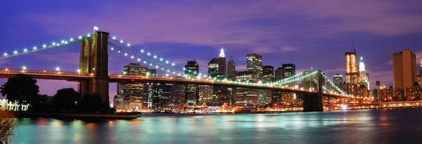 Постер Мост в Нью-Йорке (Bridge in New York)  