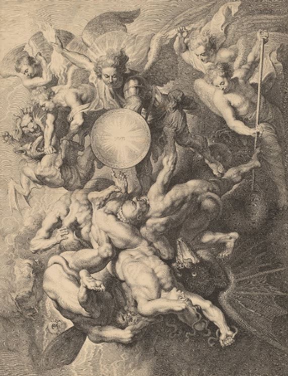 Постер Падение мятежных ангелов (1621)  