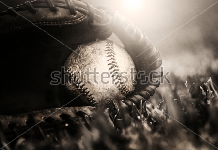 Картина Мяч и бейсбольная перчатка 
