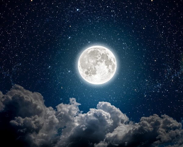 Картина Луна - полнолуние 