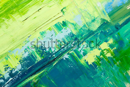 Картина Светлая весенняя зелень - композиция  в зелёных тонах 
