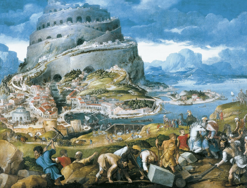 Купить картину Вавилонская башня Хемскерк Мартен на стену от 530 руб. в  DasArt
