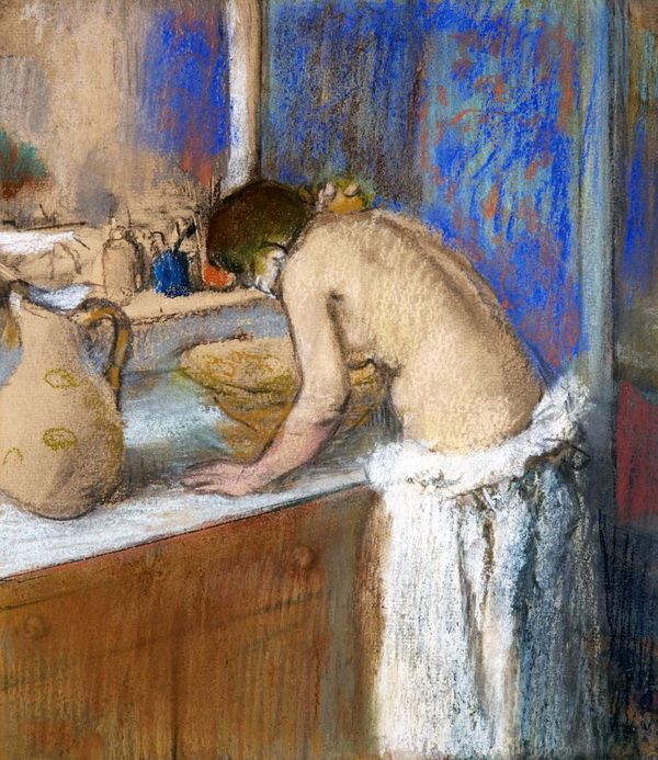 Постер Девушка в ванне Дега Эдгар