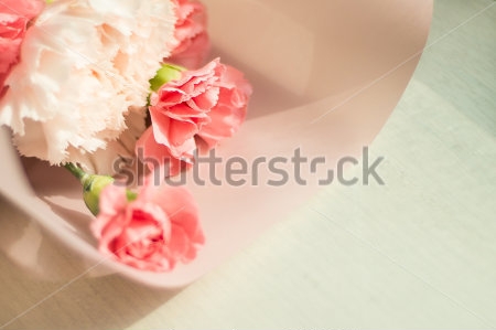 Картина Букет розовых гвоздик 