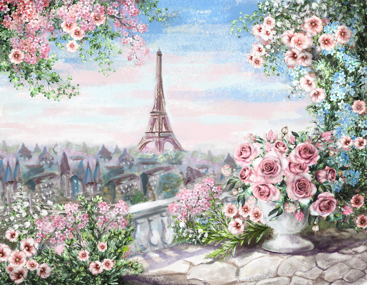 Париж пейзаж