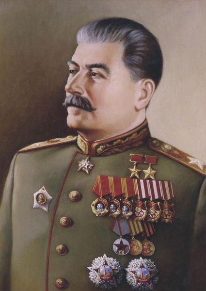 Картина маслом Иосиф Сталин официальный портрет 