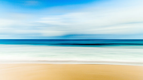 Картина маслом Море и пляж 