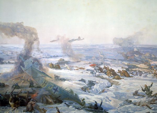Постер Панорама "Сталинградская битва" (Panorama of "The Battle of Stalingrad") Бут Николай